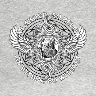 As Above So Below Hermes Trismegistus - Hermetic Hermeticism Alchemy Occult Thoth T-Shirt